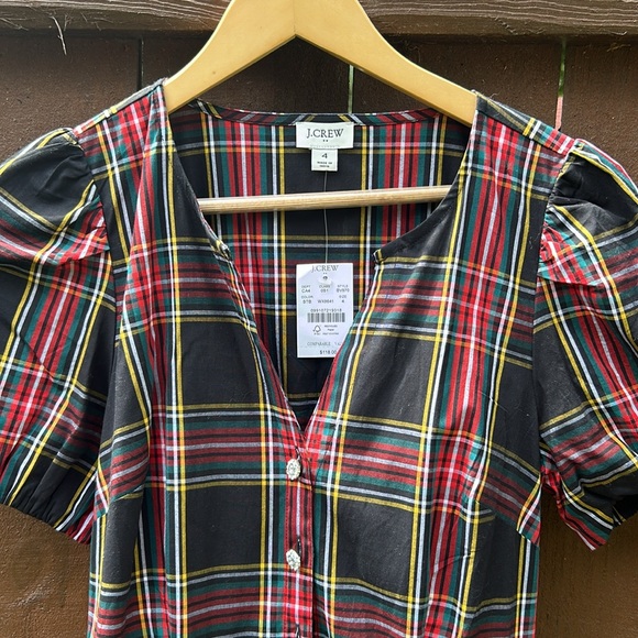 J. Crew Plaid Dress - Picture 2 of 6